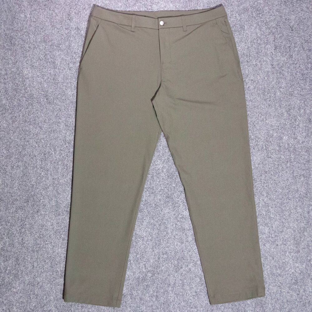 Lululemon ABC Classic Fit Pants Performance Stretch Army Green Men's 38x31 Golf